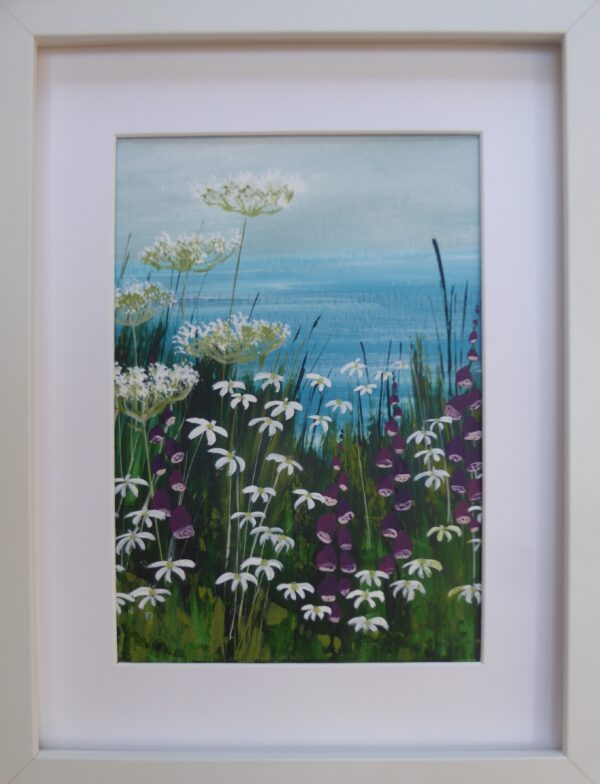 Foxgloves and Daisies
